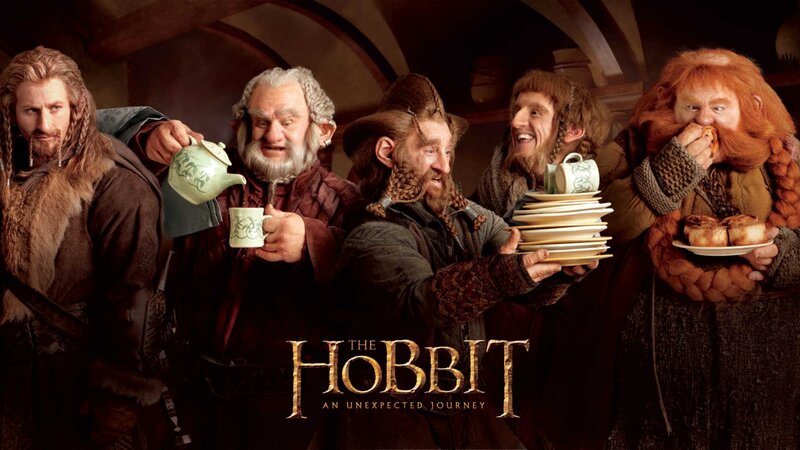 Dwarves Having Tea — Brown