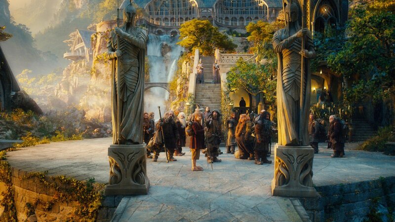 Dwarves in a Courtyard