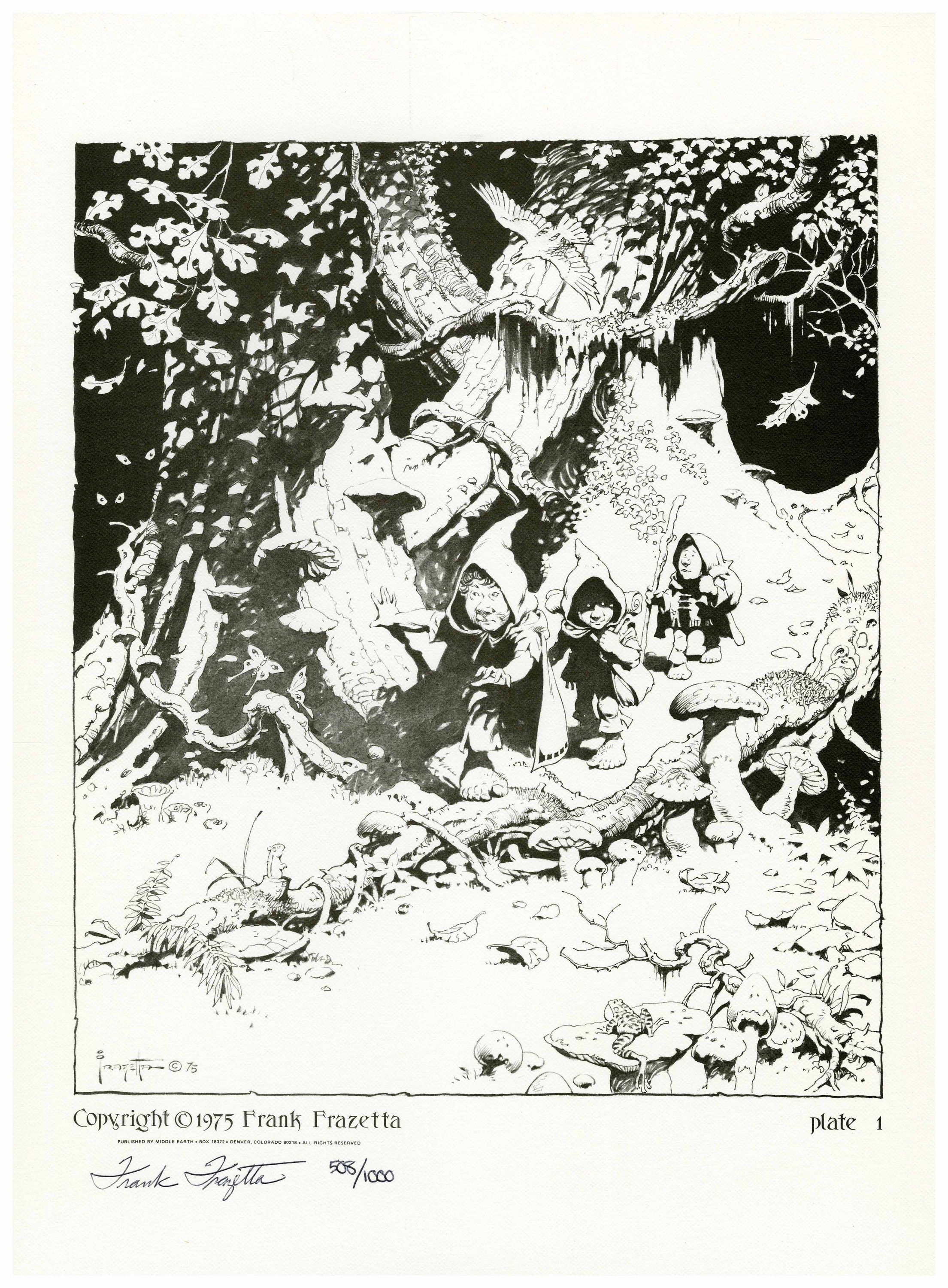 Dwarves in a forest