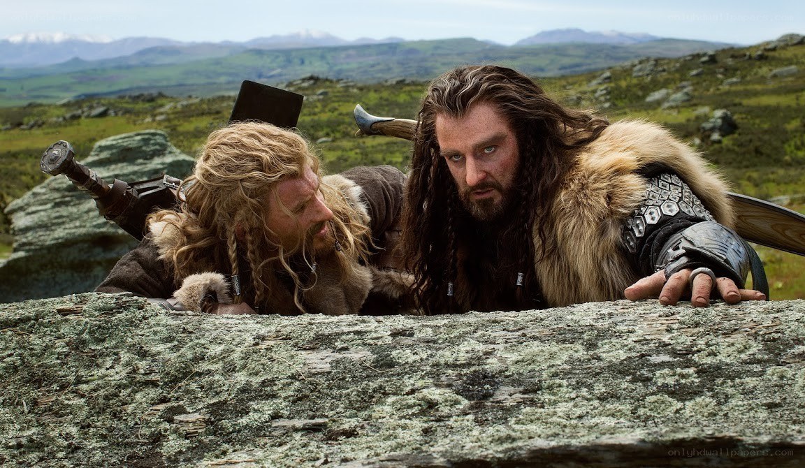 dwarves in a rocky landscape