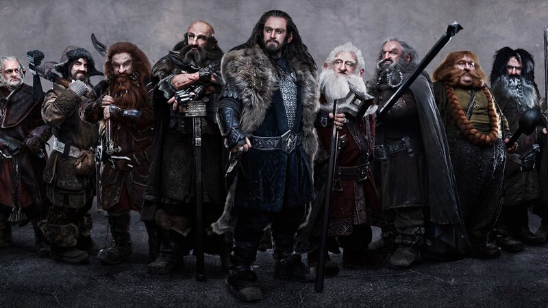 Dwarves in Armor — Gray, Dramatic, Photograph, Weapons