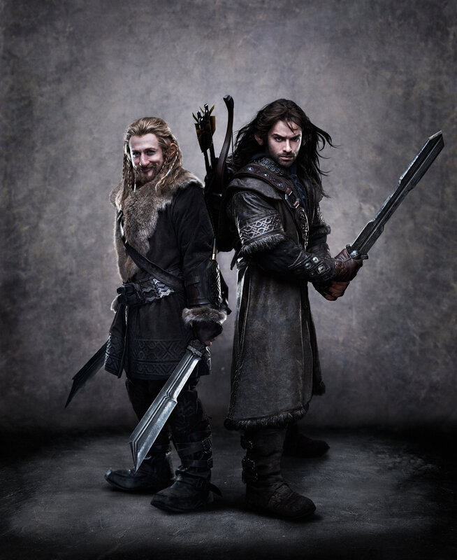 dwarves with swords and bow