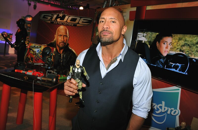 Dwayne Johnson at G.I. Joe event