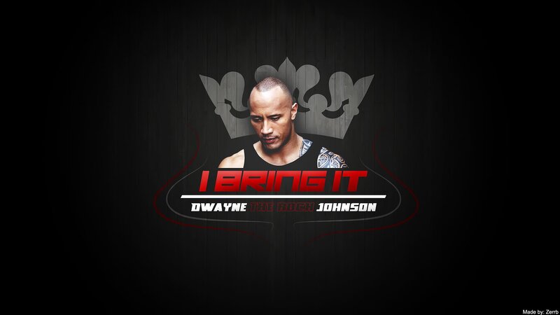 Dwayne Johnson I Bring It