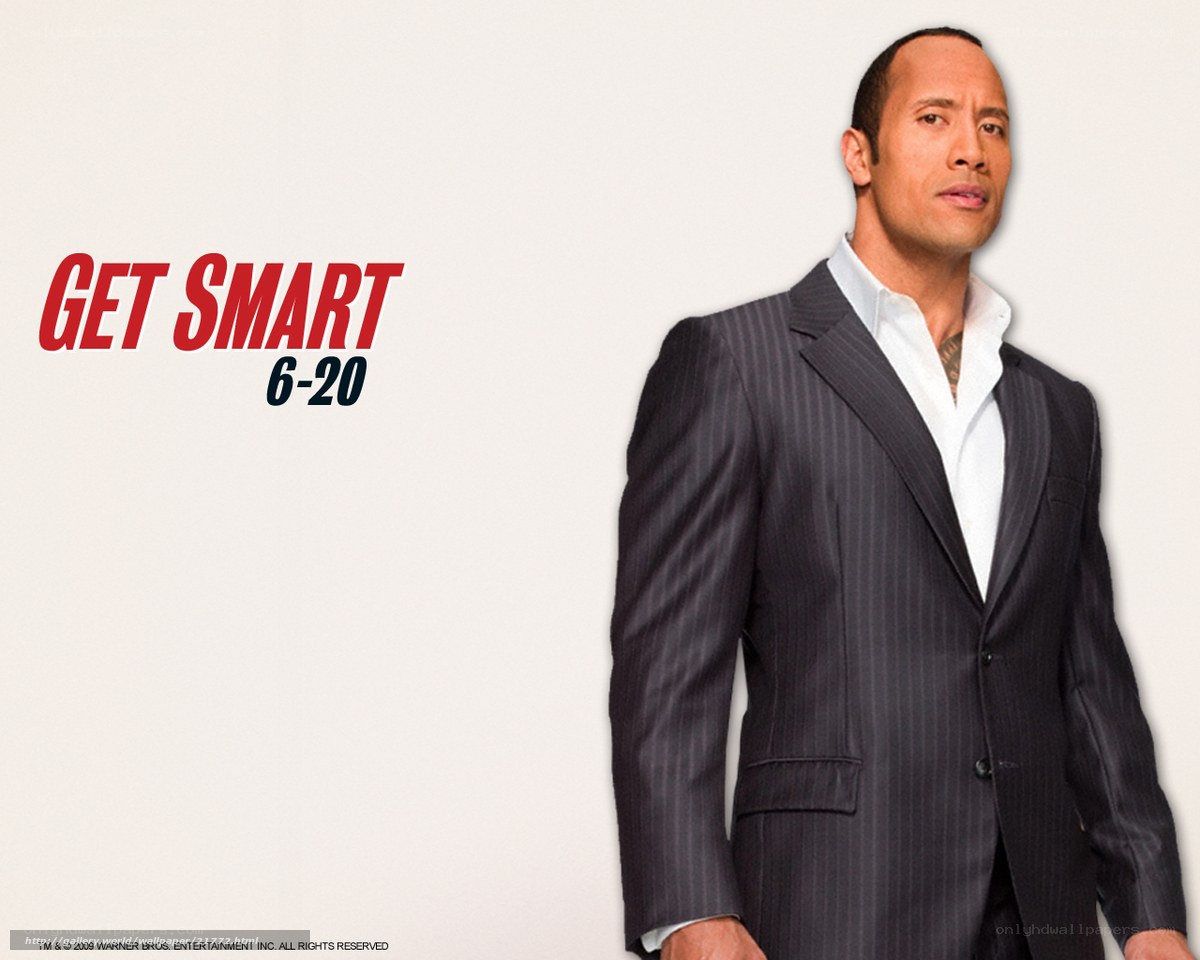Dwayne Johnson in a suit