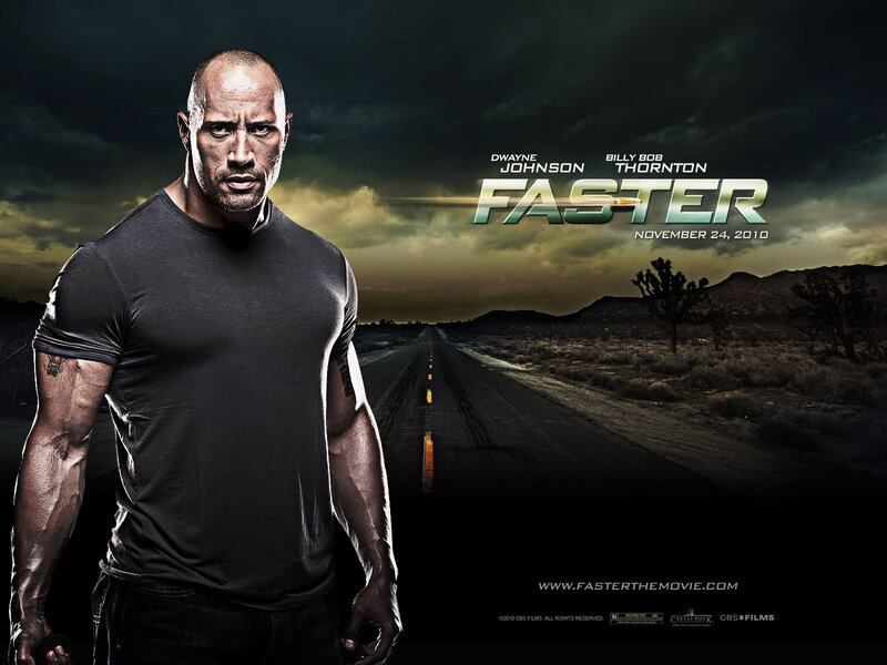 Dwayne Johnson in Desert — Black