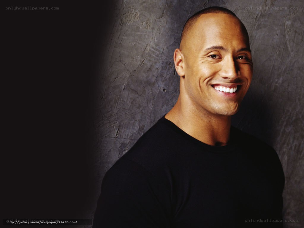 Dwayne Johnson smiling portrait
