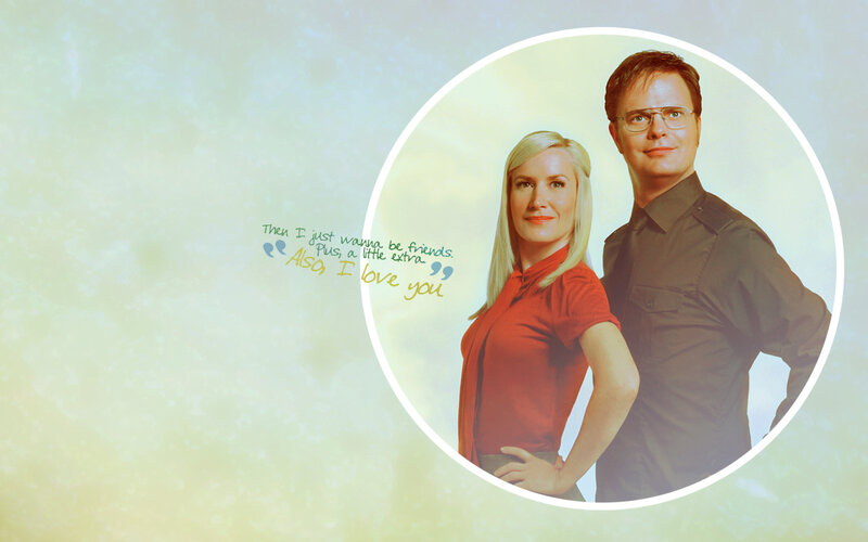 Dwight and Angela from The Office