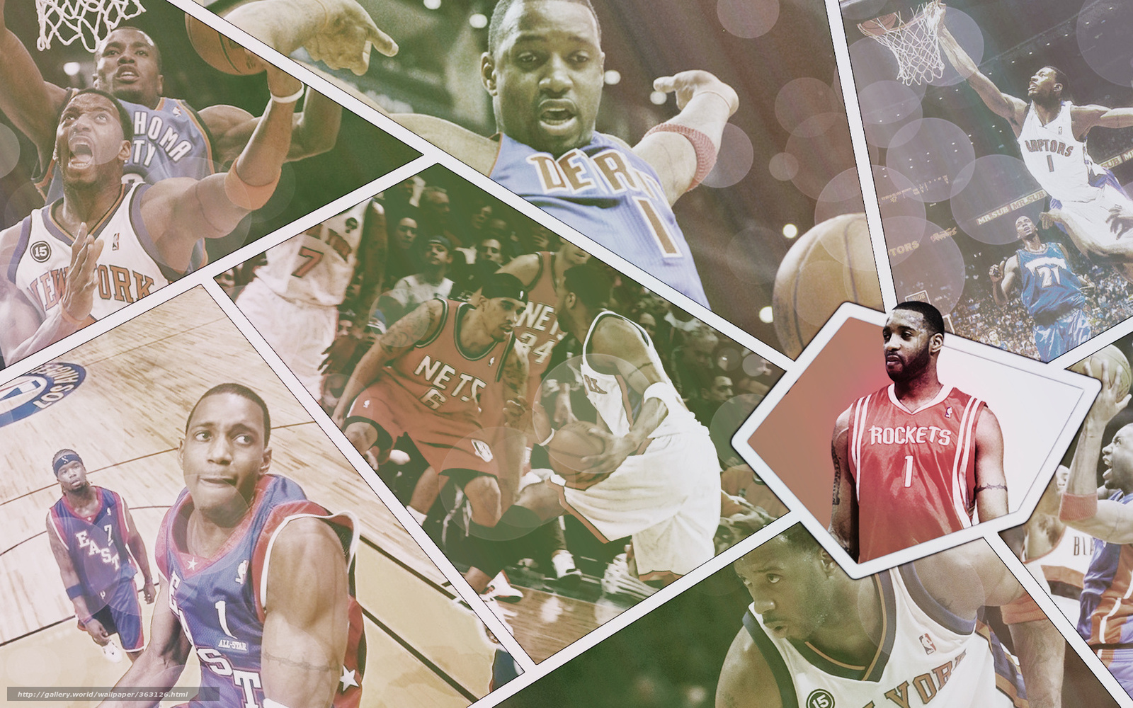 Dwight Howard basketball collage