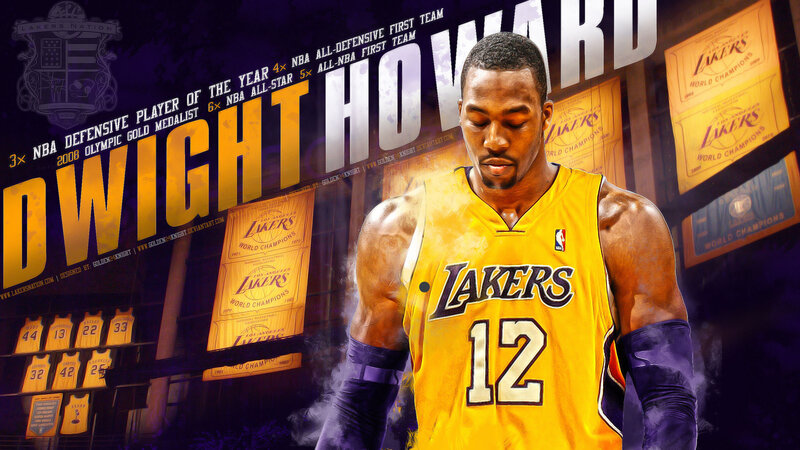 Dwight Howard in Lakers Jersey