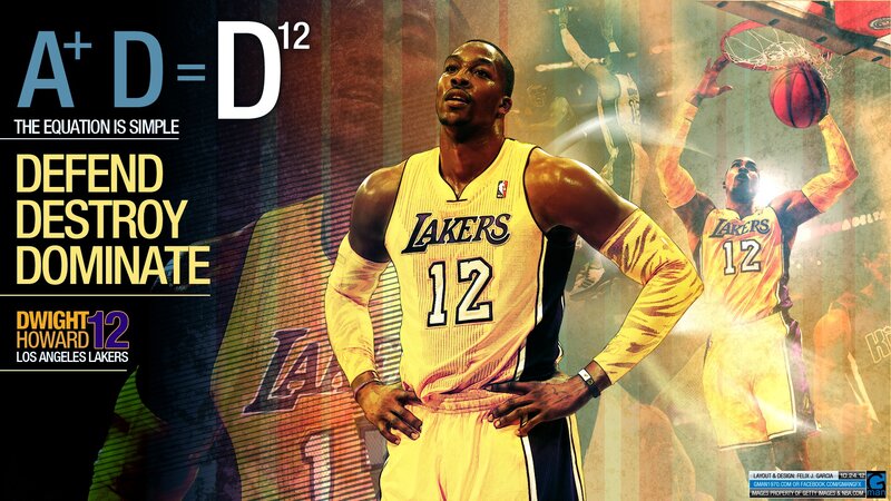 Dwight Howard Lakers poster
