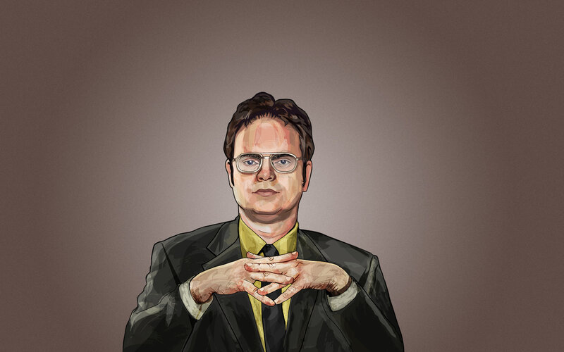 Dwight Schrute portrait