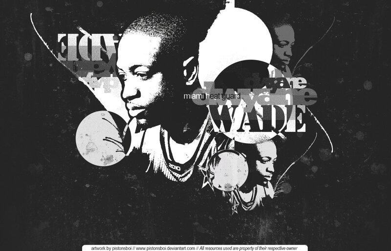 Dwyane Wade collage art