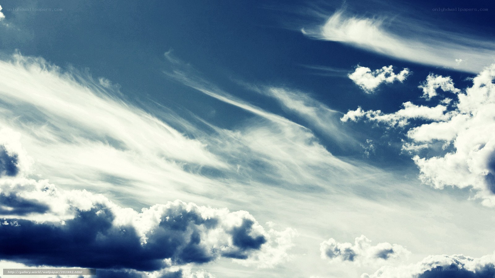 Dynamic sky with clouds