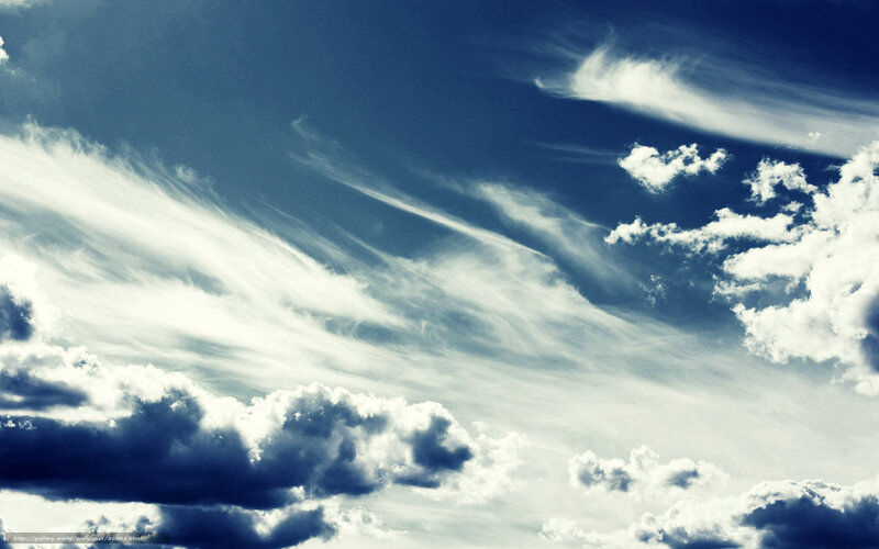 Dynamic sky with clouds