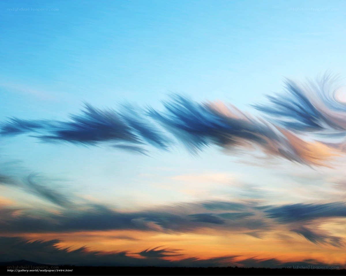 Dynamic sky with motion blur
