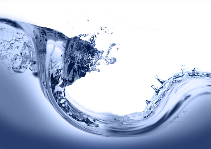 Dynamic water splash