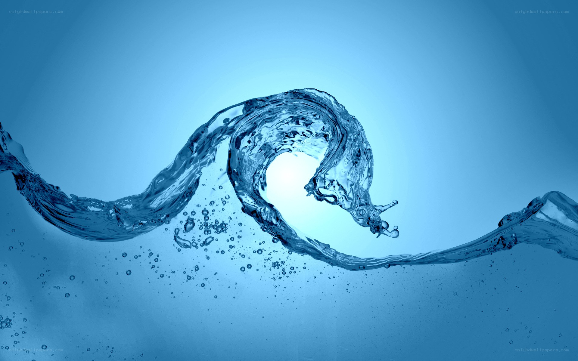 Dynamic water wave motion