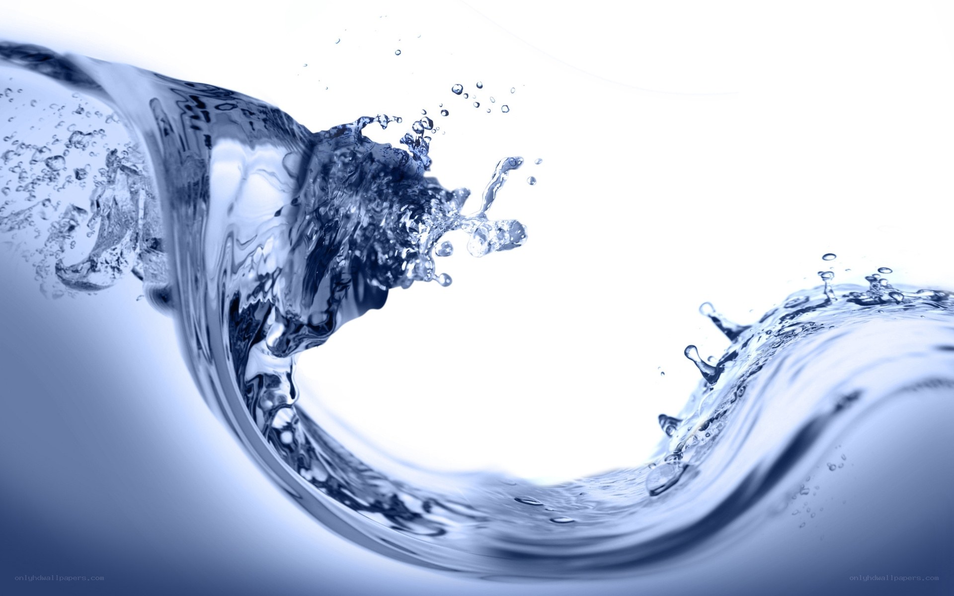 dynamic water wave splash