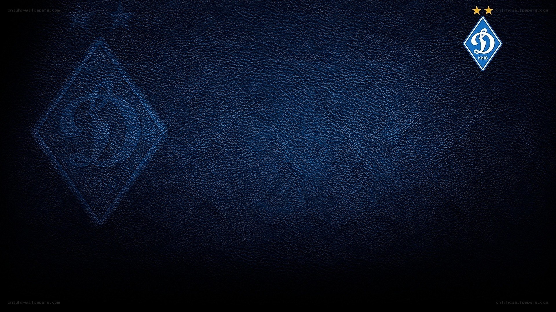 Dynamo Kyiv logo on leather