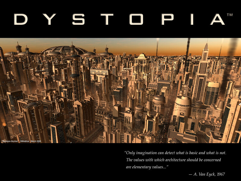 Dystopia skyline artwork