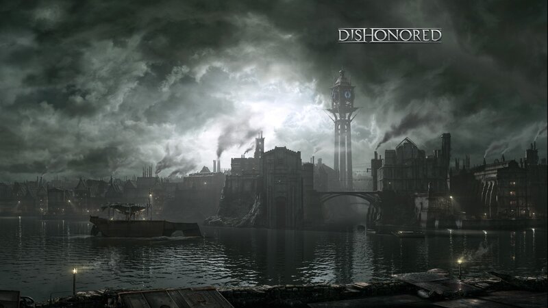 Dystopian Cityscape — Gray, Dramatic, Gloomy