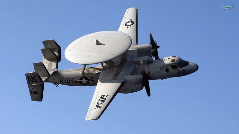 E-2 Hawkeye Aircraft — Blue