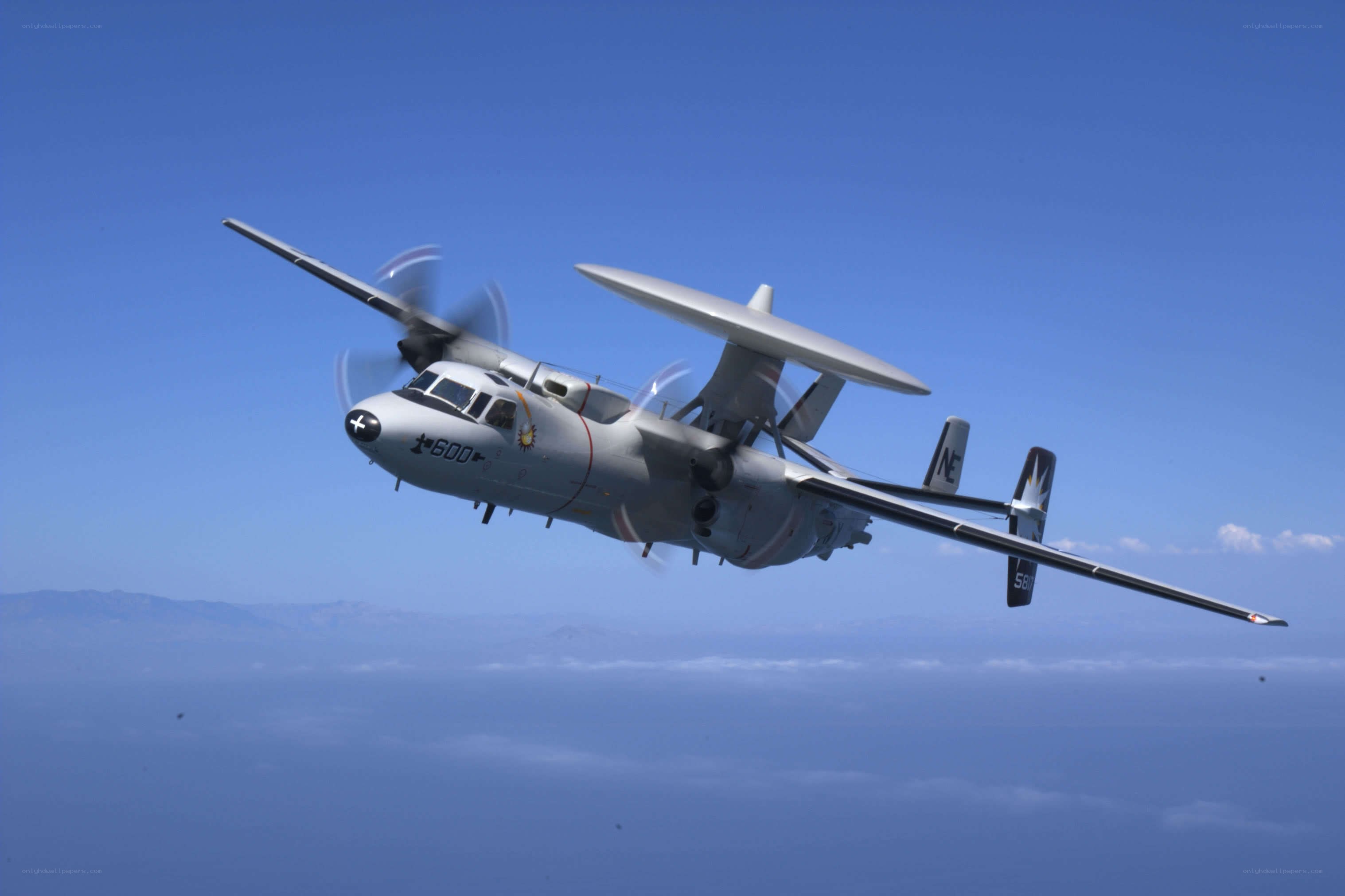 E-2 Hawkeye in flight