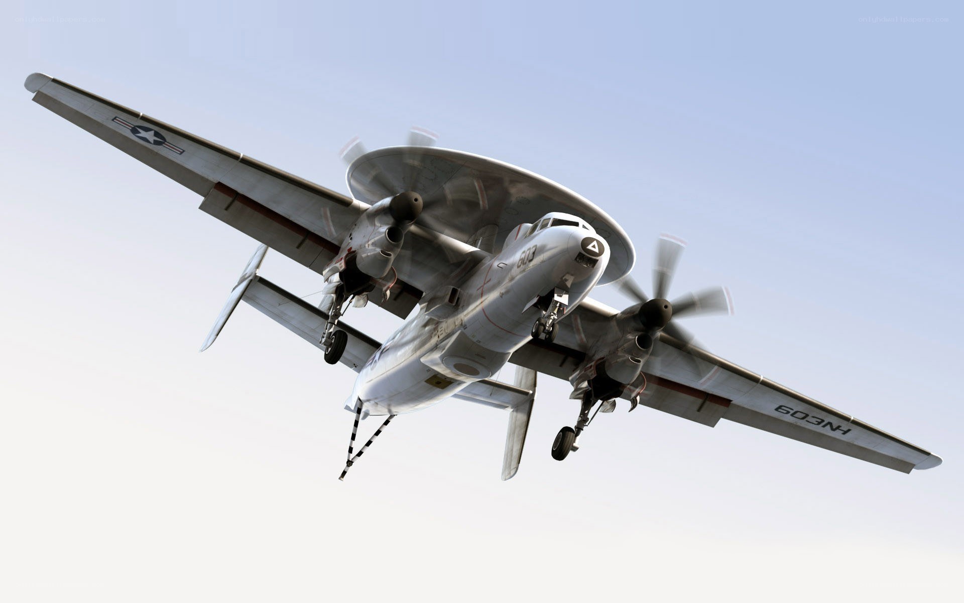 E-2 Hawkeye in flight
