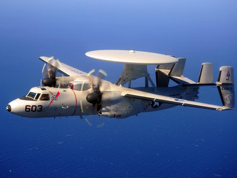 E-2 Hawkeye in flight
