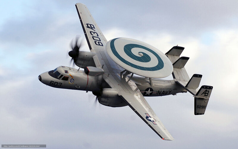 E-2 Hawkeye in flight