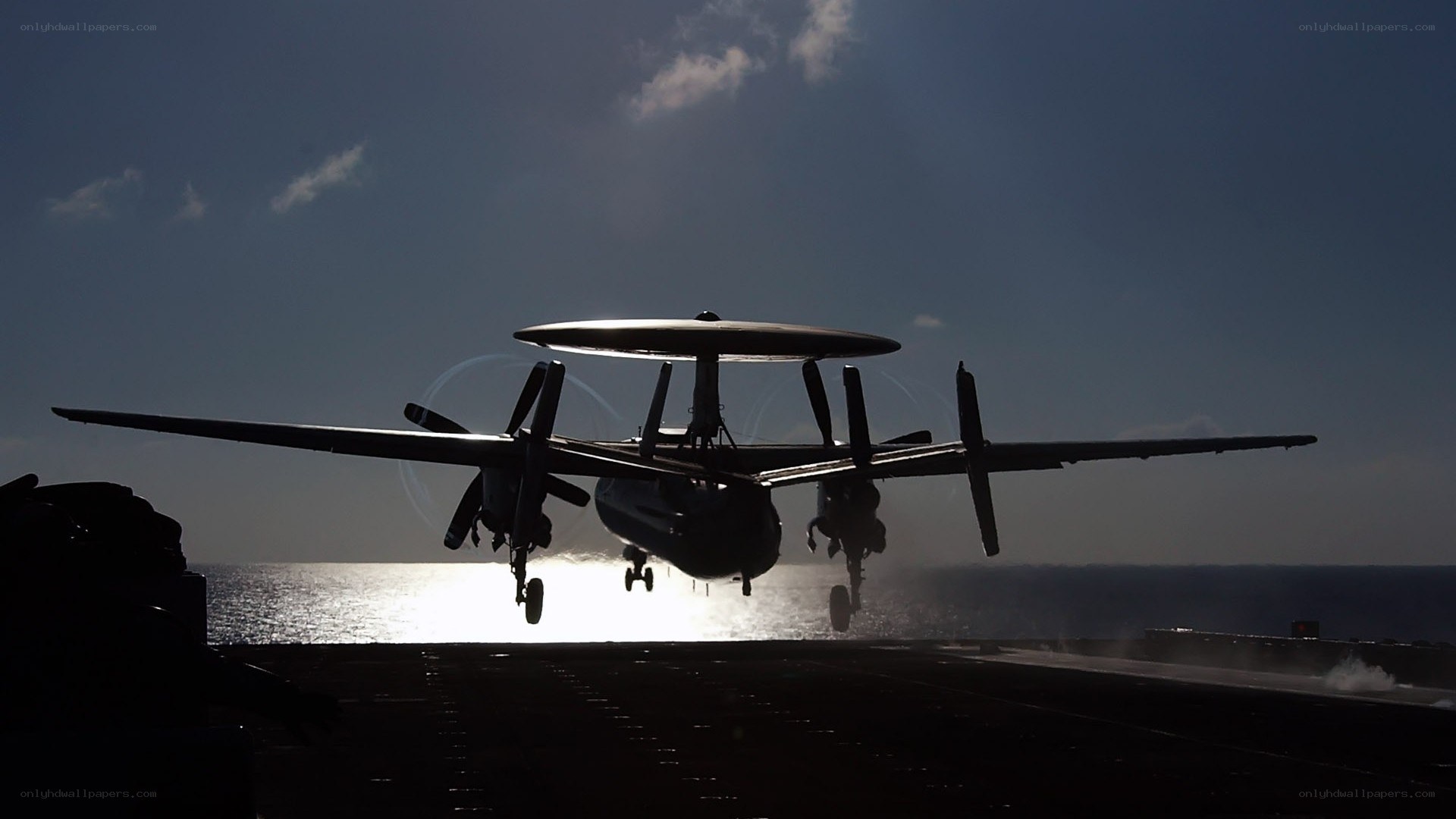 E-2 Hawkeye taking off
