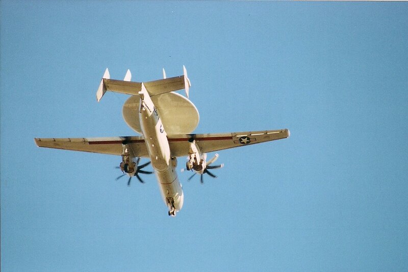 E-3 Sentry Aircraft — Blue, Clear