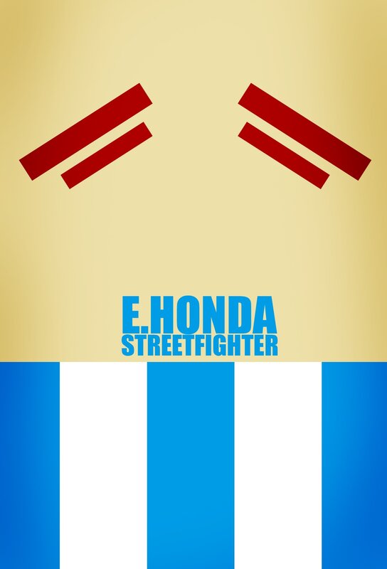E. Honda Street Fighter poster