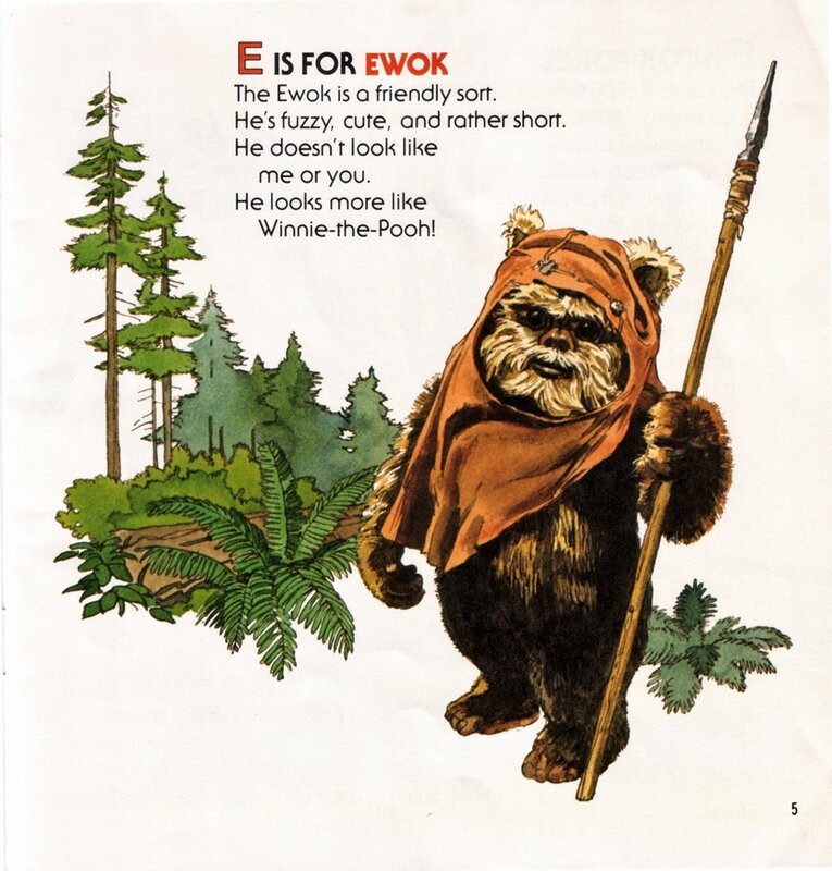 E is for Ewok