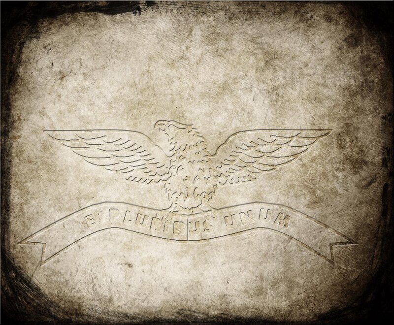 e pluribus unum eagle emblem