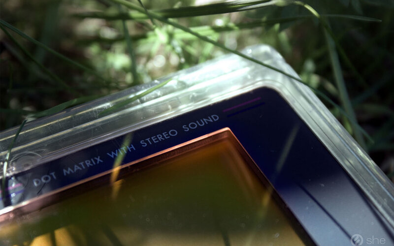 e-reader in grass