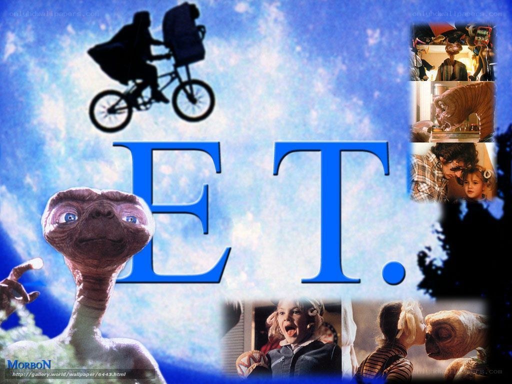 E.T. movie collage