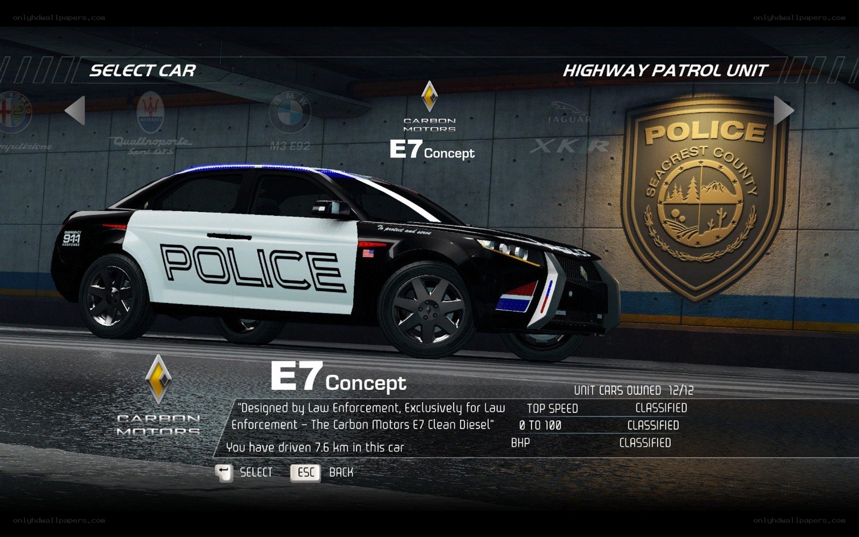 E7 Concept police car