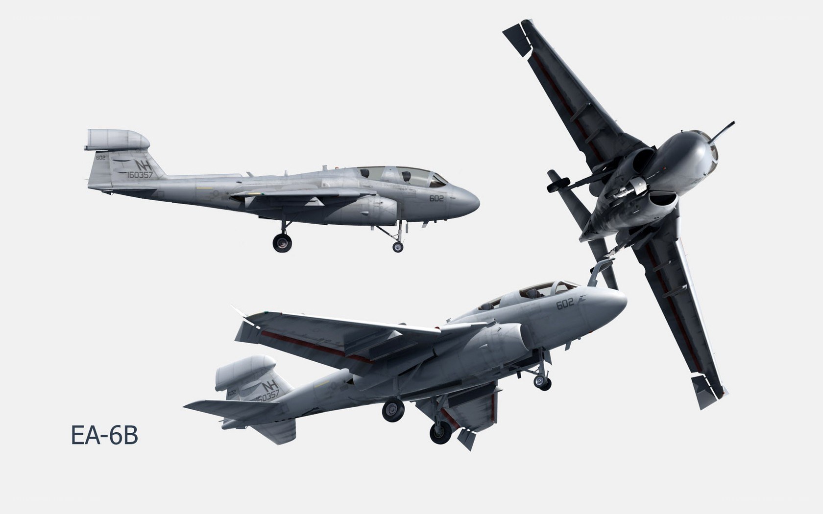 EA-6B aircraft in flight