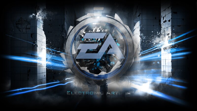 EA Logo Breaking Through Wall