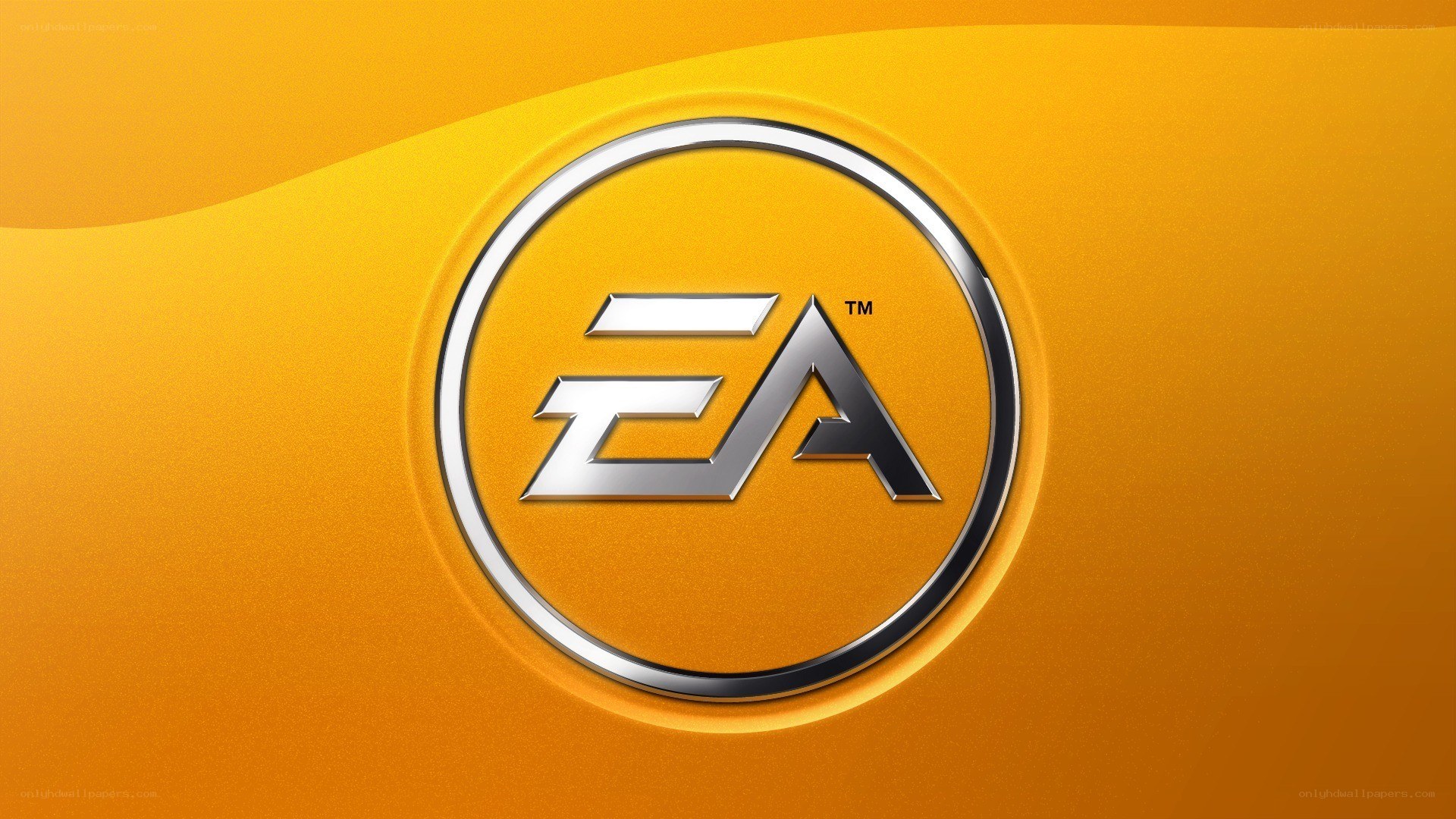 EA logo on orange background