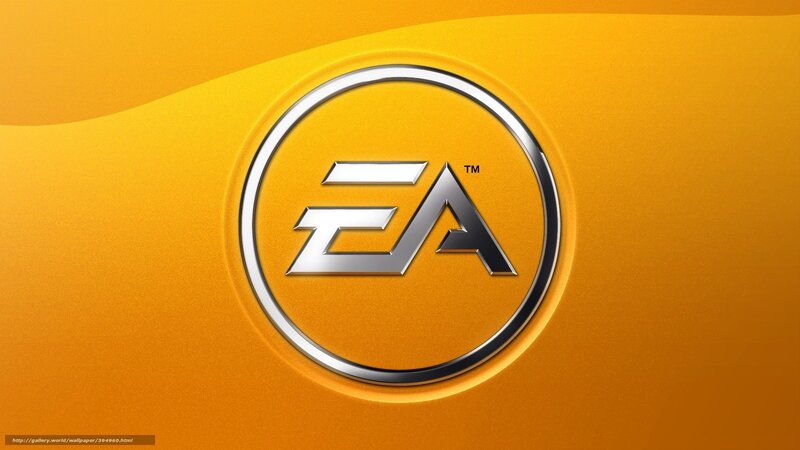 EA logo on orange background