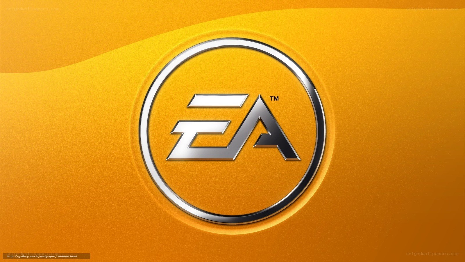 EA logo on orange background