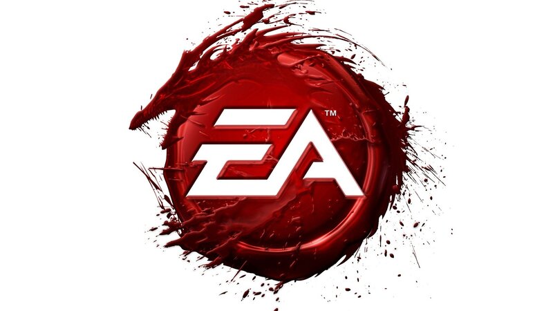 EA logo with red splatter