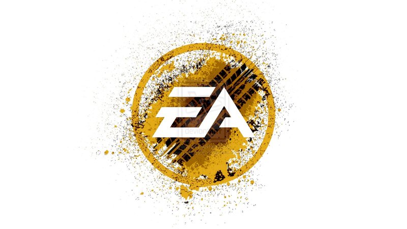 EA Logo with Splatter