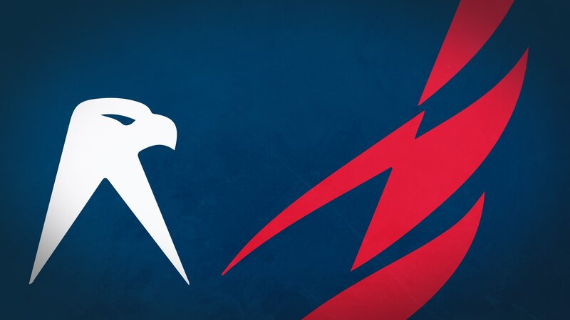 Eagle and Lightning Bolt