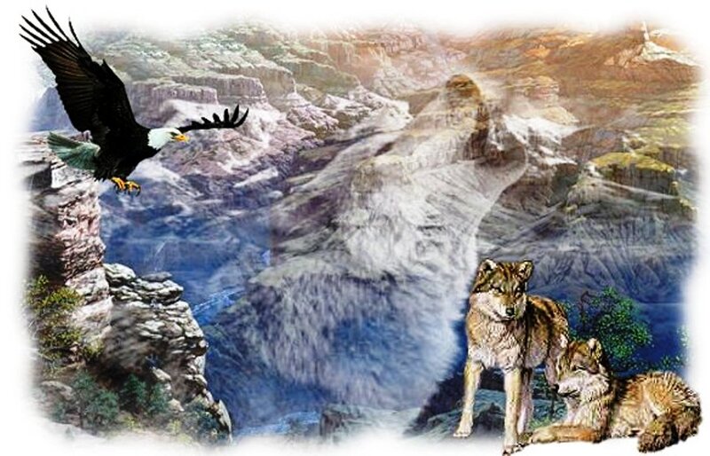 Eagle and Wolves