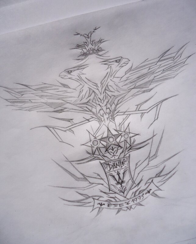 eagle crest sketch