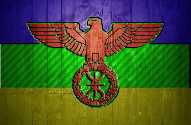 Eagle Emblem on Wood